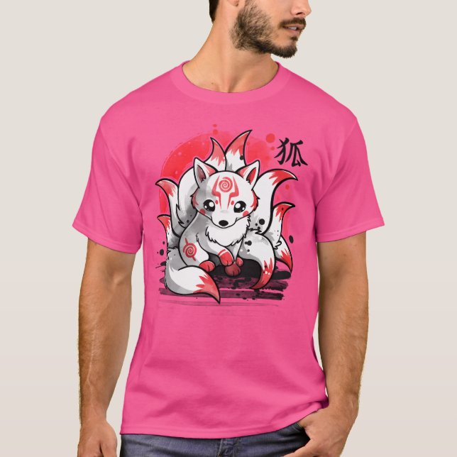 Camiseta Nueve Espíritu Fox de cola (Anverso)