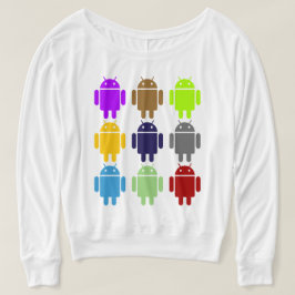 Camiseta Nueve insecto Droids (humor múltiple androide de