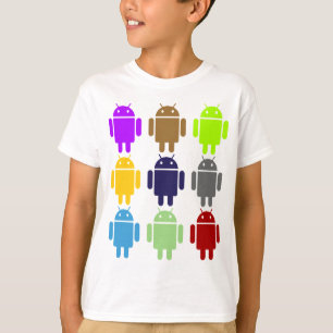 Camiseta Nueve insecto Droids (humor múltiple androide de