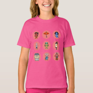 Camiseta Nueve monstruos japoneses de Yokai