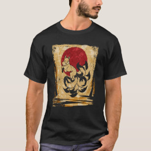 Camiseta Nueve retro japonés de Fox con cola 4