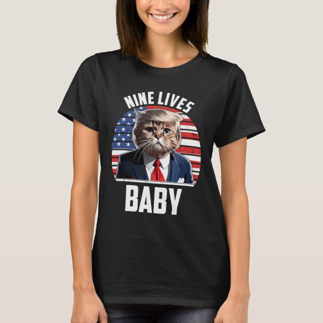 Camiseta Nueve Vidas Ba  (Anverso)