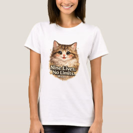 Camiseta - Nueve Vidas. Sin Límites.