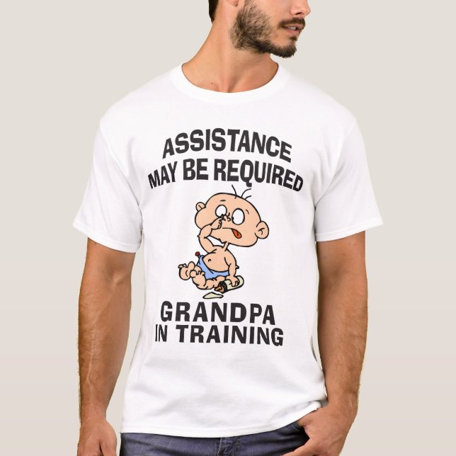 Camiseta Nuevo abuelo en el entrenamiento (Anverso)