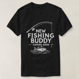 Camiseta Nuevo amigo de pesca que viene pronto – Embarazo l