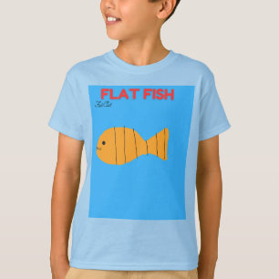 Camiseta Nuevo amigo del gato de pescado plano