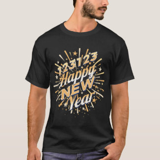 CAMISETA NUEVO AÑO 2024-FELIZ 123123