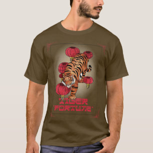 Camiseta Nuevo Año Lunar Chino del Zodiaco Tigre
