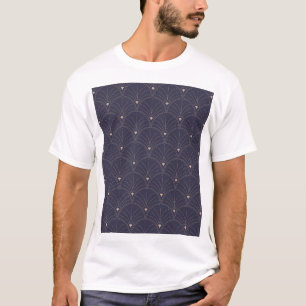 Camiseta Nuevo arte elegante, patrón minimalista.
