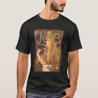 Camiseta Nuevo arte mucha de cigarrillo y pintura joven muj
