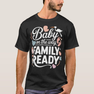 Camiseta Nuevo Bebé 2026 Anuncio de Bebé Mamá Futuro Papá