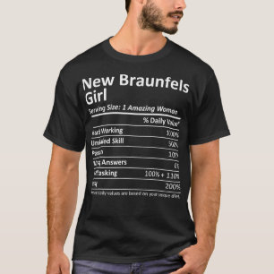 Camiseta NUEVO BRAUNFELS L TX TEXAS Hogar Funny City Roots