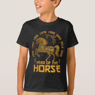 Camiseta Nuevo Caballo Zodiaco Lunar Chino