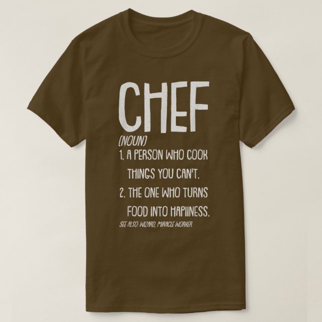 Camiseta Nuevo Chef Funny Sous Master Head Eecuoking Cookin (Diseño del anverso)