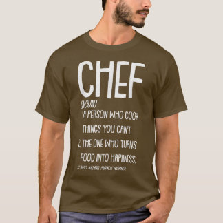 Camiseta Nuevo Chef Funny Sous Master Head Eecuoking Cookin