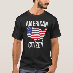 Camiseta Nuevo Ciudadano Americano Bandera Estadounidense C