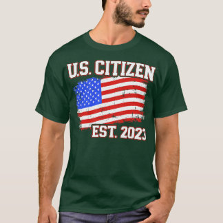 Camiseta Nuevo ciudadano estadounidense 2023 por ciudadanía