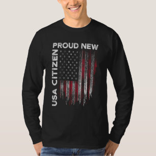 Camiseta Nuevo Ciudadano Estadounidense Ciudadanía Estadoun