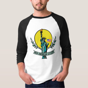 Camiseta Nuevo ciudadano estadounidense con la Estatua de l