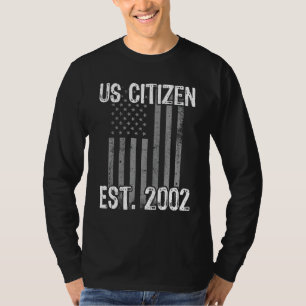 Camiseta Nuevo ciudadano estadounidense este 2002 inmigrant