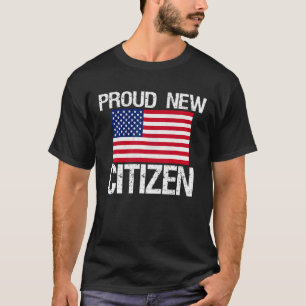 Camiseta Nuevo ciudadano estadounidense orgulloso de nuevo