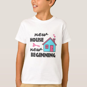 Camiseta Nuevo comienzo para la nueva casa del fiesta que m