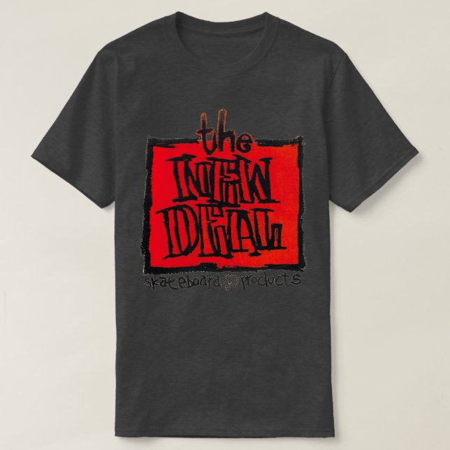Camiseta Nuevo contrato de diseño de patines retro (Diseño del anverso)