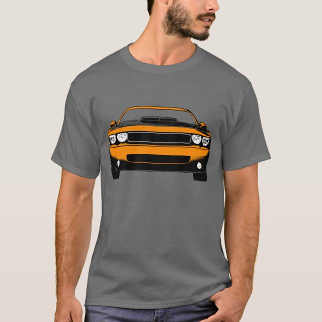 Camiseta Nuevo desafiador de Dodge (Anverso)