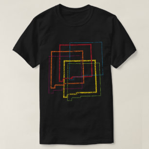 Camiseta nuevo desenfoque del orgullo de méxico