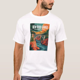 Camiseta Nuevo diseño acuático del Parque Nacional de la Ga