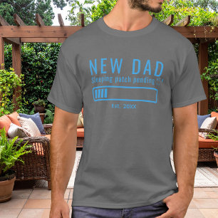 Camiseta Nuevo diseño azul de parche de sueño para papá