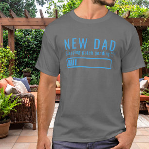 Camiseta Nuevo diseño azul de parche de sueño para papá