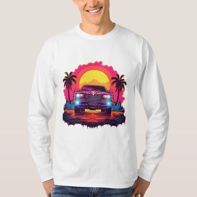 Camiseta Nuevo diseño de conducción de coches (Anverso)
