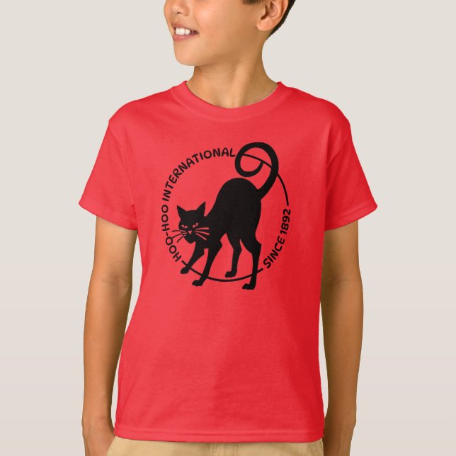 Camiseta Nuevo diseño de gato negro (Anverso)