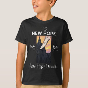 Camiseta Nuevo diseño del Papa _ Fe cristiana católica en e