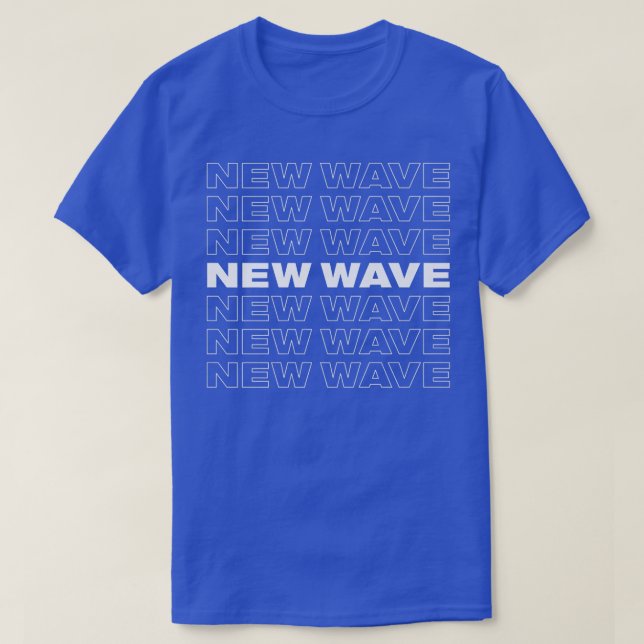 Camiseta NUEVO diseño retro WAVE (Diseño del anverso)