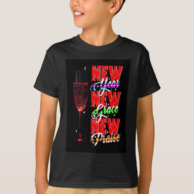 Camiseta Nuevo elogio de Grace de Año Nuevo (Anverso)