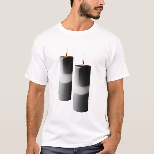 Camiseta Nuevo estilo Luz de velas (Anverso)