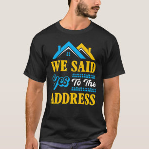 Camiseta Nuevo Fiesta De Calentamiento De Vivienda De Dueño
