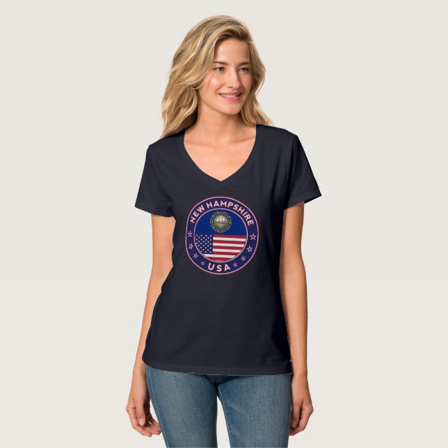 Camiseta Nuevo Hampshire (Anverso completo)