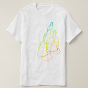 Camiseta nuevo hampshire chill blur