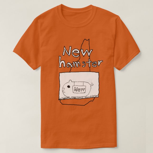 Camiseta Nuevo Hamster (New Hampshire)  (Diseño del anverso)