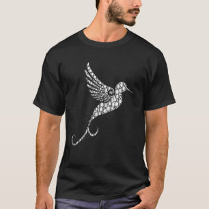 Camiseta Nuevo Hummingbird Bling Bird Watcher Para Hombres