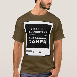 Camiseta Nuevo jugador de contabilidad escolar de escuela a