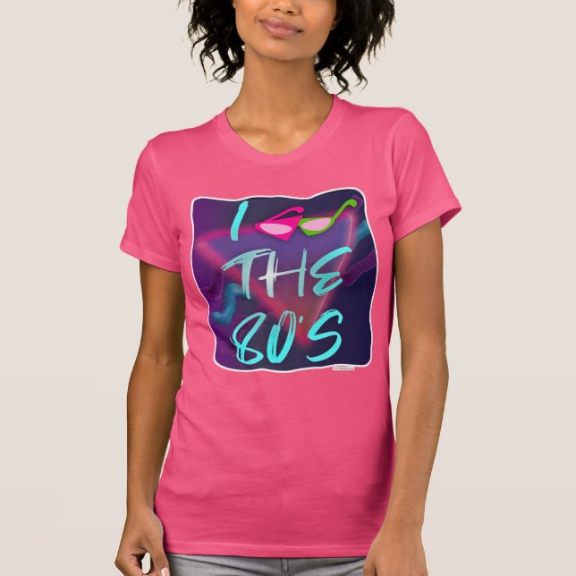 Camiseta Nuevo lema de amor estilo Gafas de Ola 80 (Anverso)