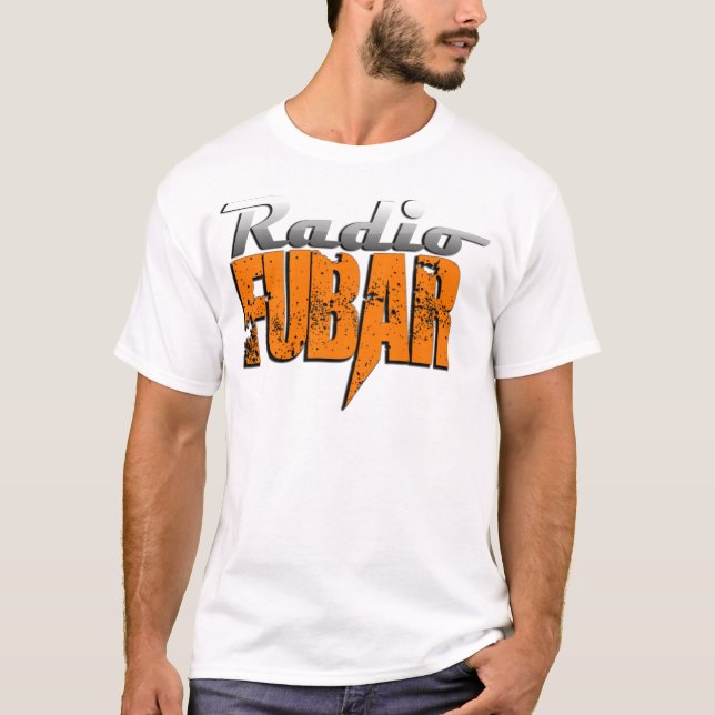 Camiseta Nuevo logotipo RadioFUBAR (Anverso)