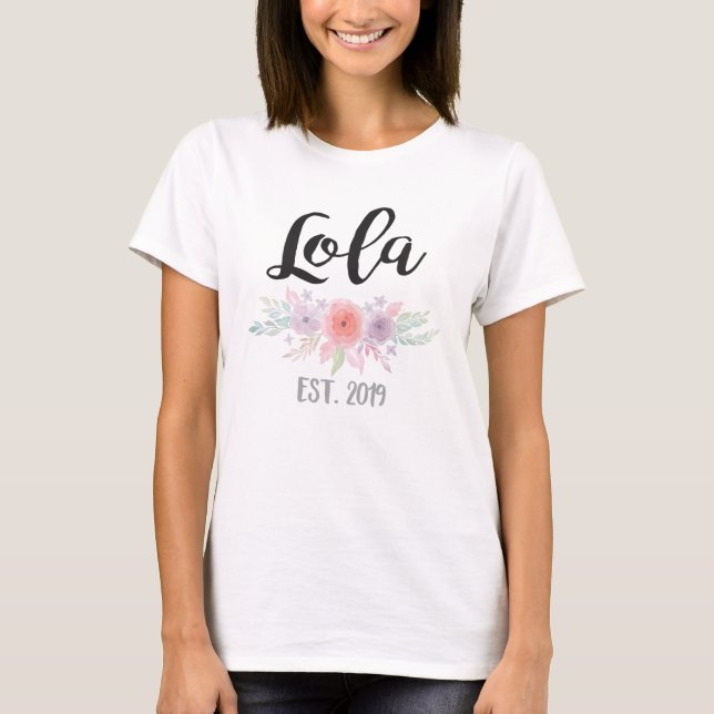 Camiseta Nuevo Lola estableció 2019 (Anverso)