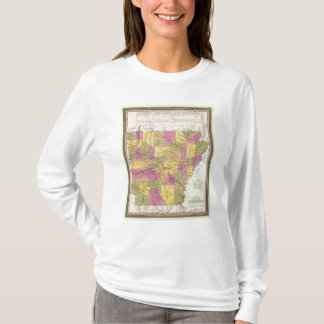 Camiseta Nuevo mapa de Arkansas