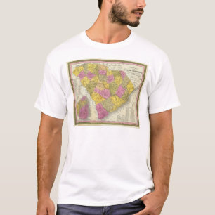 Camiseta Nuevo mapa de Carolina del Sur