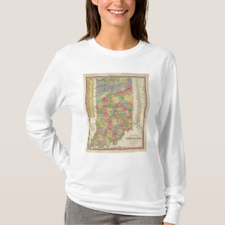 Camiseta Nuevo mapa de Indiana